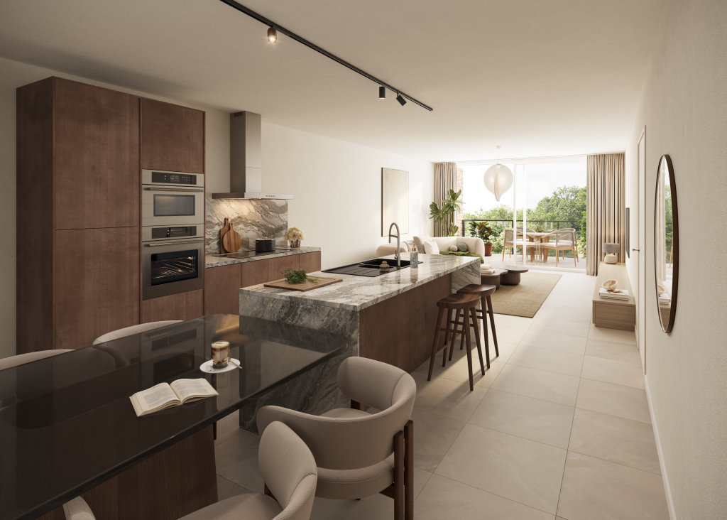 penthouse rechts - leefruimte drieslaapkamer